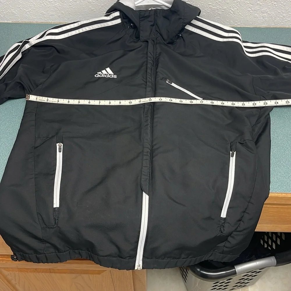 Adidas Clima Proof Zip Up Coat Men’s Large - Picture 11 of 12
